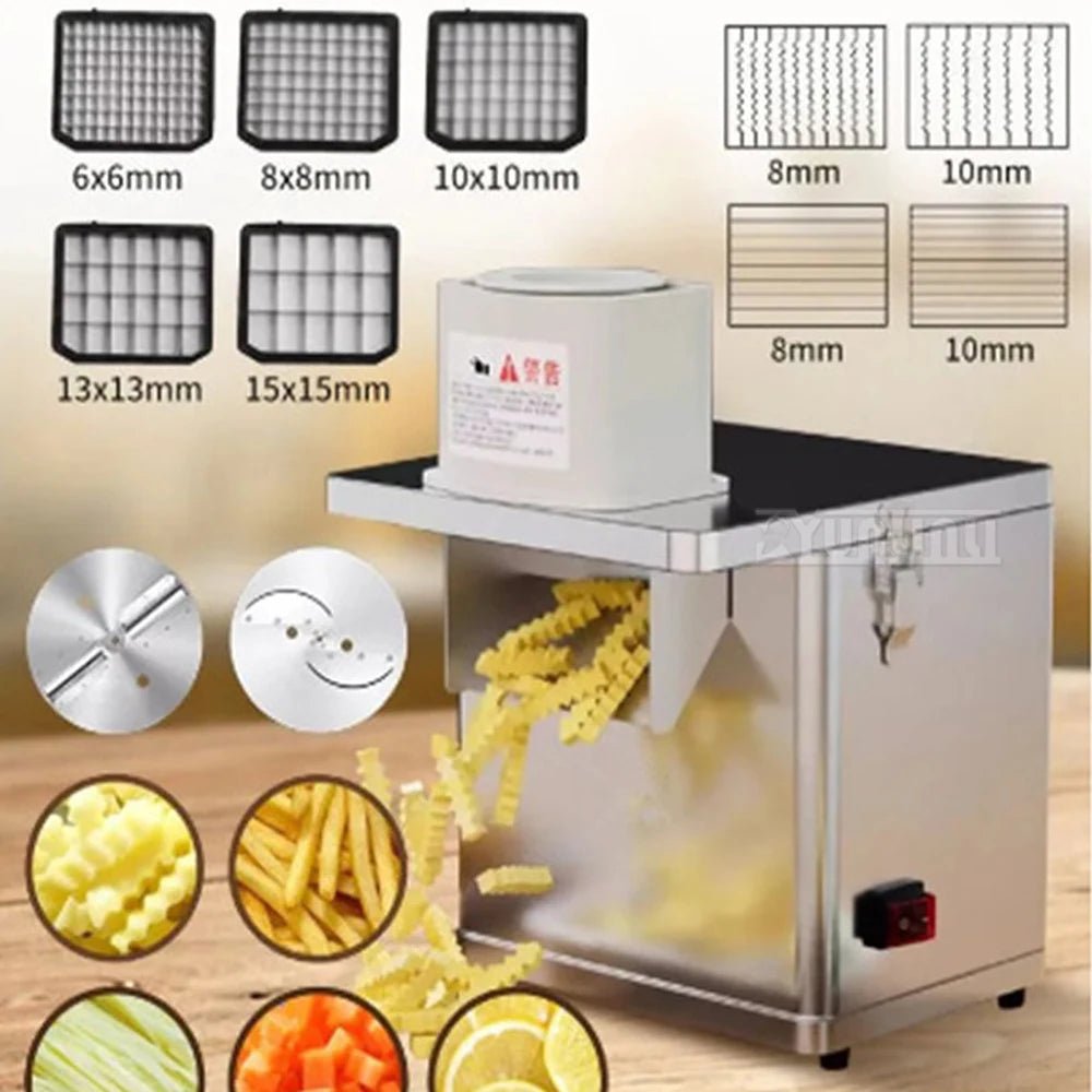 Coupe - Légumes Électrique Professionnel 200W 220V - Robot Culinaire et Hachoir pour Cantine et Cuisine - Cuisine Chez Nadine