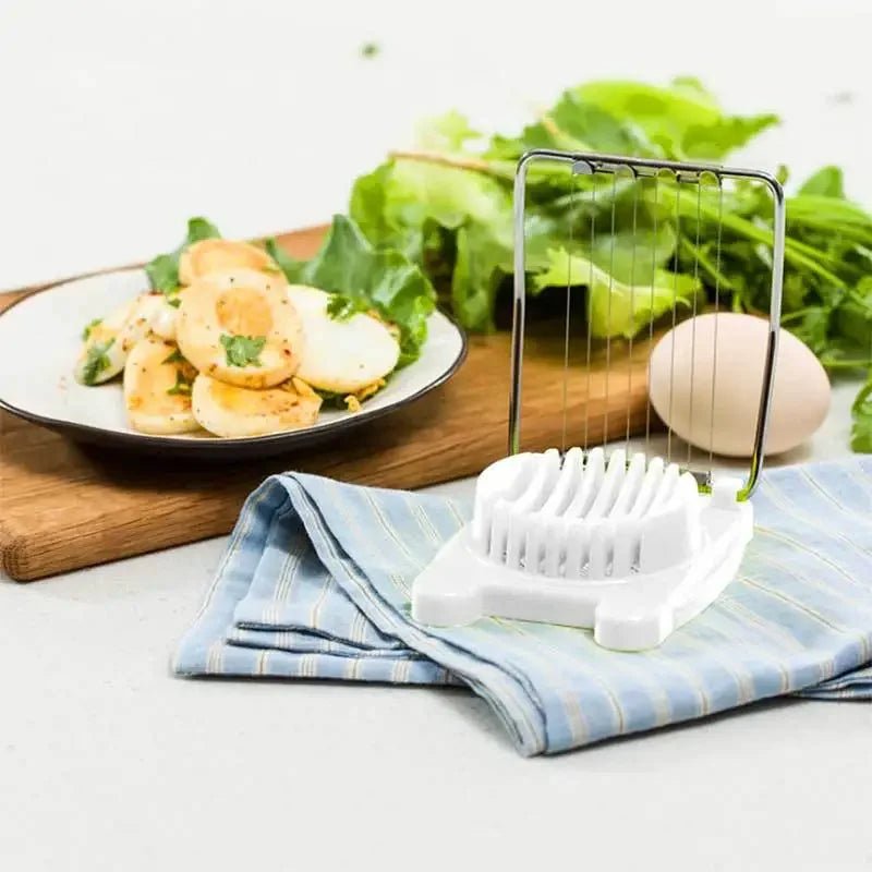 Coupe - Œufs Manuel Multifonction pour Fruits et Salades - Trancheuse à Œufs et Processeur Alimentaire Portable - Cuisine Chez Nadine
