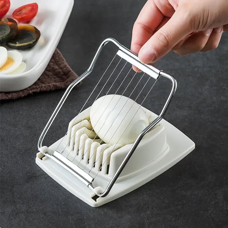 Coupe - Œufs Manuel Multifonction pour Fruits et Salades - Trancheuse à Œufs et Processeur Alimentaire Portable - Cuisine Chez Nadine