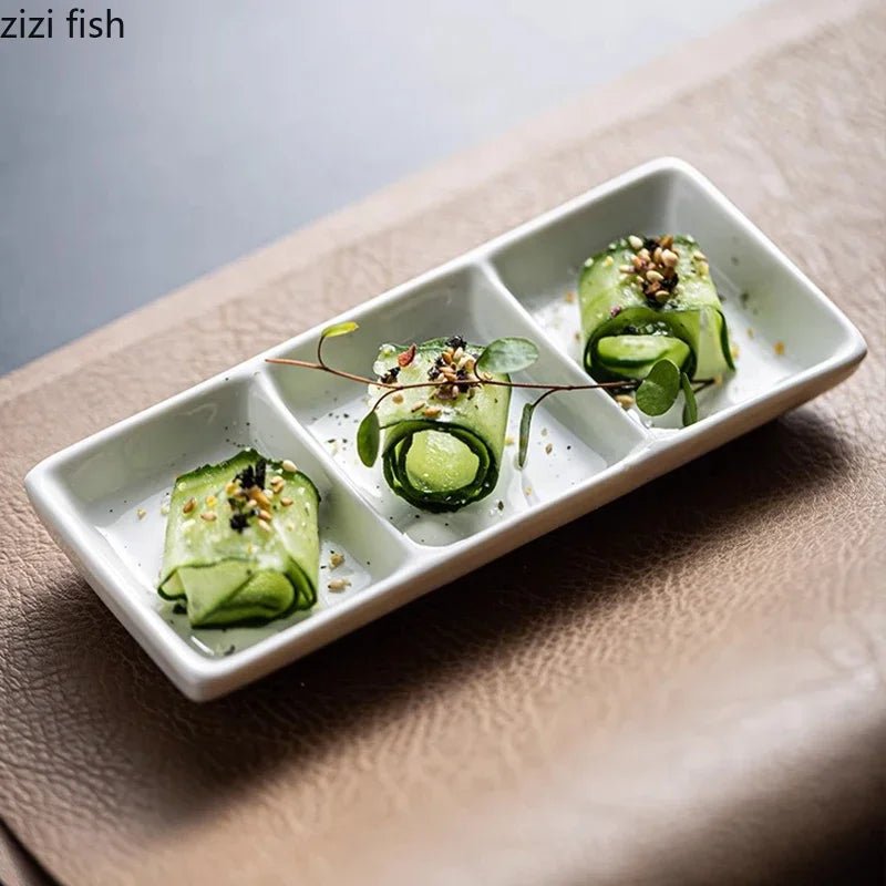 Coupelle en porcelaine blanche pour condiments - Assiette créative pour sushis, sauce soja et cuisine moléculaire - Cuisine Chez Nadine