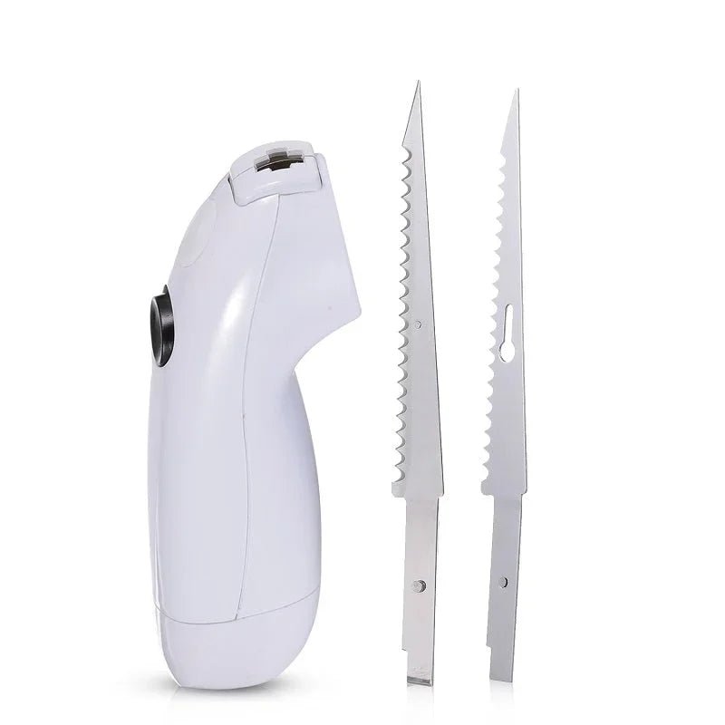 Couteau Électrique Sans Fil Rechargeable - Couteau à Viande Portable en Acier Inoxydable pour Cuisine - Cuisine Chez Nadine