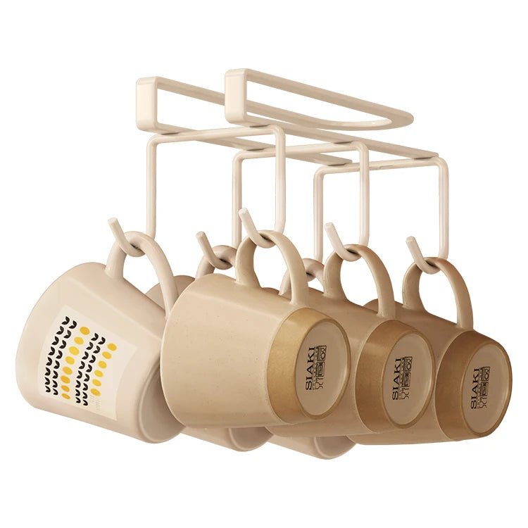 Crochet inférieur sans perçage pour rangement de cuisine, porte - tasses à café, porte - ustensiles de cuisine, égouttoir inversé - Cuisine Chez Nadine