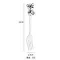 Cuillères et Fourchettes Ourson Mignon en Acier Inoxydable - Couverts Créatifs pour Café, Thé et Desserts - Cuisine Chez Nadine