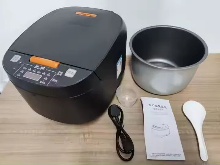 Cuiseur à riz électrique intelligent 5L - Multifonction avec minuterie digitale - Cuisson rapide et faible teneur en sucre - Panier vapeur inclus - Cuisine Chez Nadine