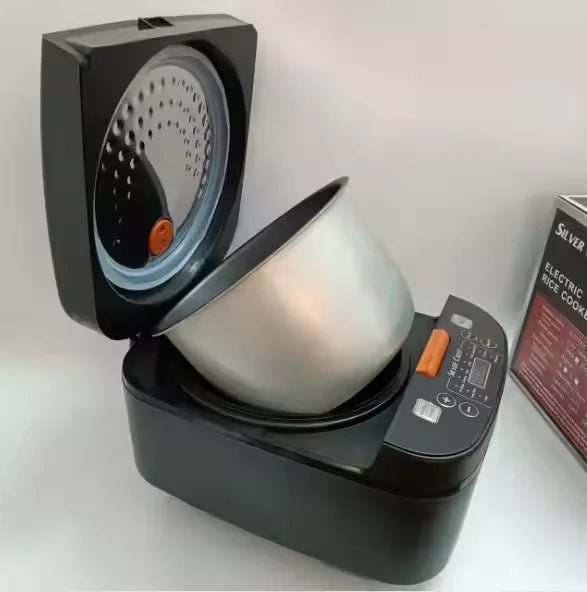 Cuiseur à riz électrique intelligent 5L - Multifonction avec minuterie digitale - Cuisson rapide et faible teneur en sucre - Panier vapeur inclus - Cuisine Chez Nadine