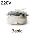 Cuiseur Électrique Multifonction 1500W - Hot Pot et Cuiseur Vapeur 2 - en - 1 avec Poêle Antiadhésive pour Maison - Cuisine Chez Nadine
