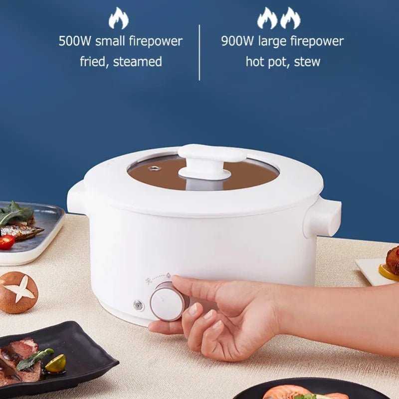 Cuiseur Électrique Multifonction 3L - Poêle et Marmite Tout - en - Un pour Étudiants - Cuisine Chez Nadine