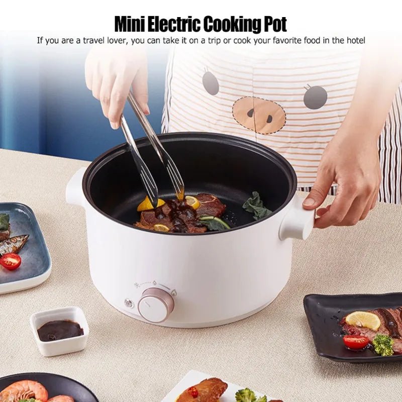 Cuiseur Électrique Multifonction 3L - Poêle et Marmite Tout - en - Un pour Étudiants - Cuisine Chez Nadine