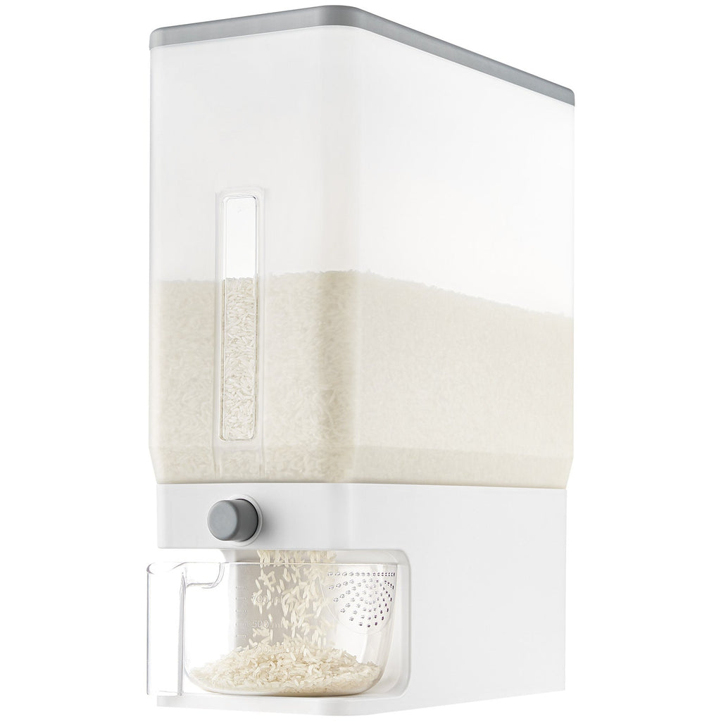 Distributeur de riz Lifewit 25 lbs (11,3 kg) - Contenant de rangement hermétique anti - humidité avec tasse à mesurer - Sans BPA pour garde - manger - Cuisine Chez Nadine