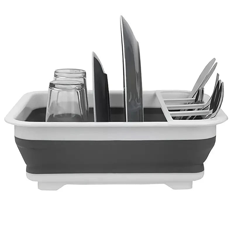Égouttoir à vaisselle pliable - Support pour ustensiles, bols à soupe et assiettes - Passoire éco - responsable - Cuisine Chez Nadine