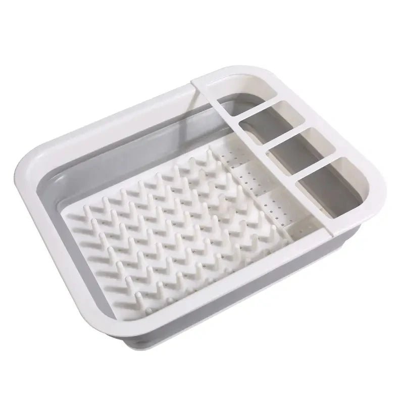 Égouttoir à vaisselle pliable - Support pour ustensiles, bols à soupe et assiettes - Passoire éco - responsable - Cuisine Chez Nadine