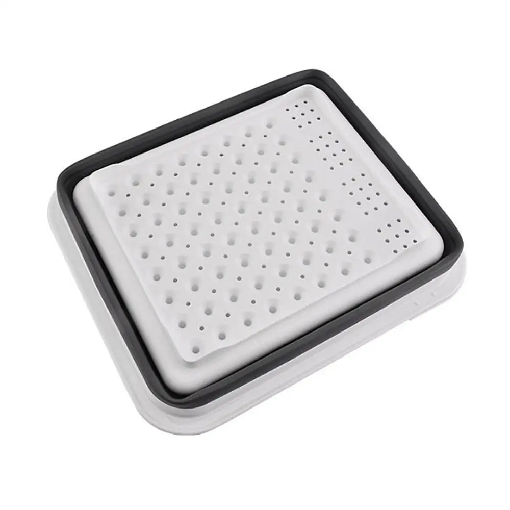 Égouttoir à vaisselle pliable - Support pour ustensiles, bols à soupe et assiettes - Passoire éco - responsable - Cuisine Chez Nadine