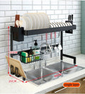 Égouttoir de Cuisine 2 Niveaux – 86 cm, Rangement Sous - Évier en Métal - Cuisine Chez Nadine