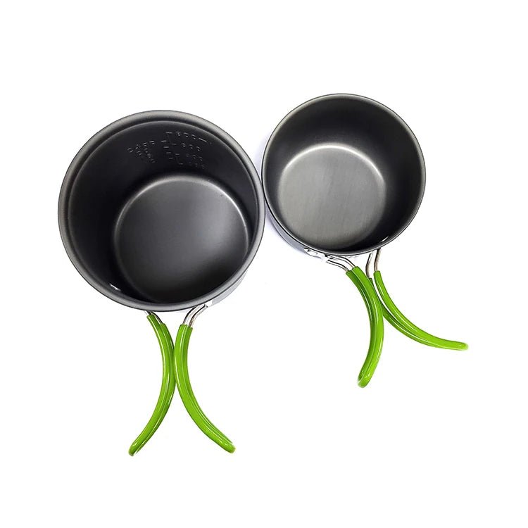 Ensemble Batterie de Cuisine en Aluminium pour Camping - Kit Complet Portable pour Randonnée, Pique - nique et Extérieur - Cuisine Chez Nadine