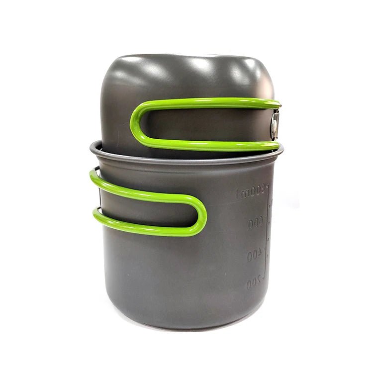 Ensemble Batterie de Cuisine en Aluminium pour Camping - Kit Complet Portable pour Randonnée, Pique - nique et Extérieur - Cuisine Chez Nadine