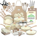 Ensemble Complet de 54 Pièces de Cuisine NUTRICHEF - Batterie, Ustensiles et Pâtisserie - Cuisine Chez Nadine