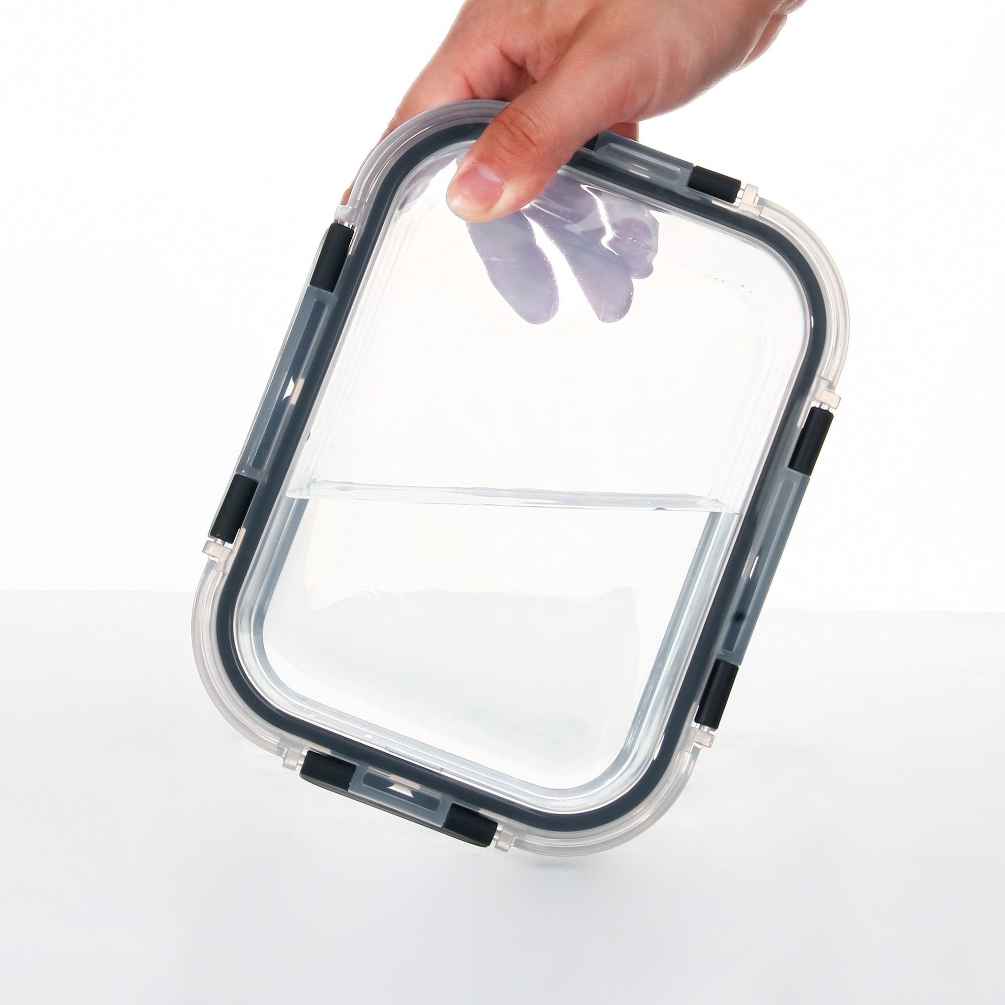 Ensemble de 10 contenants en verre borosilicate avec couvercles hermétiques - Cuisine Chez Nadine