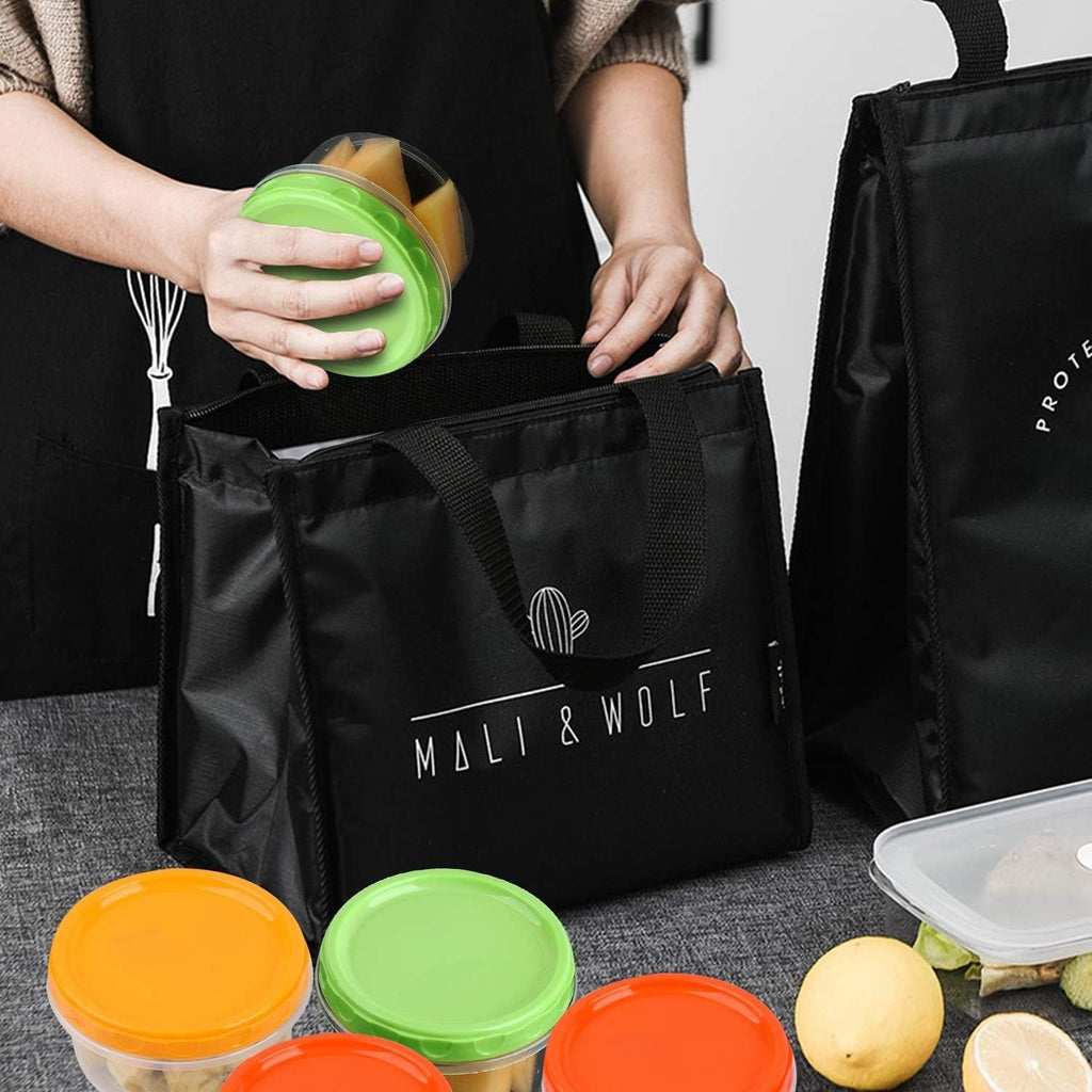 Ensemble de 12 contenants hermétiques 250ml - Réutilisables avec couvercles - Cuisine Chez Nadine