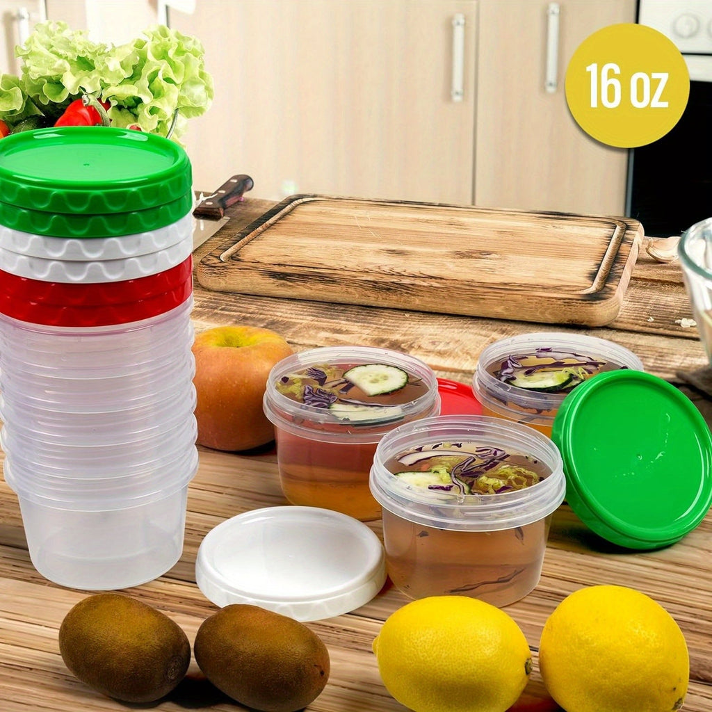 Ensemble de 12 contenants hermétiques 250ml - Réutilisables avec couvercles - Cuisine Chez Nadine