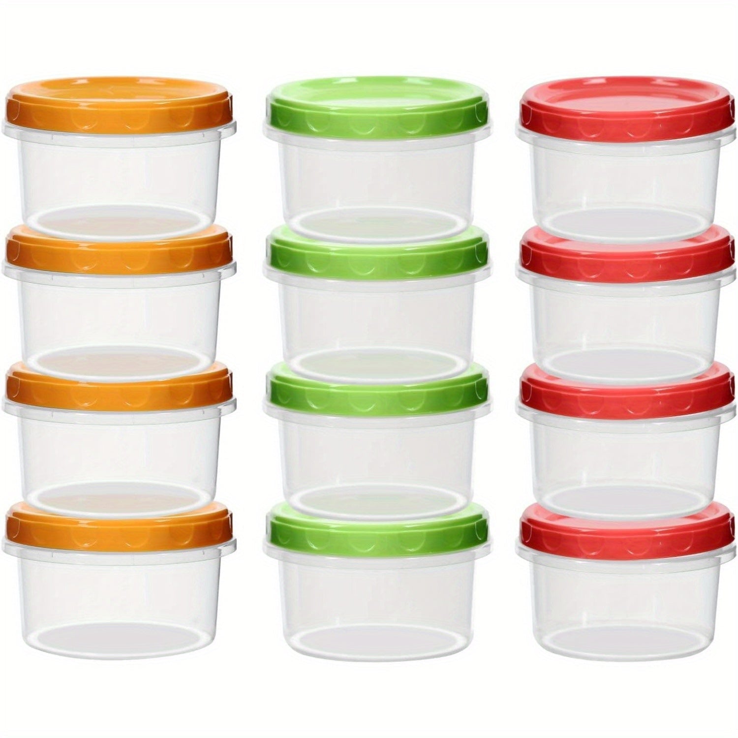 Ensemble de 12 contenants hermétiques 250ml - Réutilisables avec couvercles - Cuisine Chez Nadine