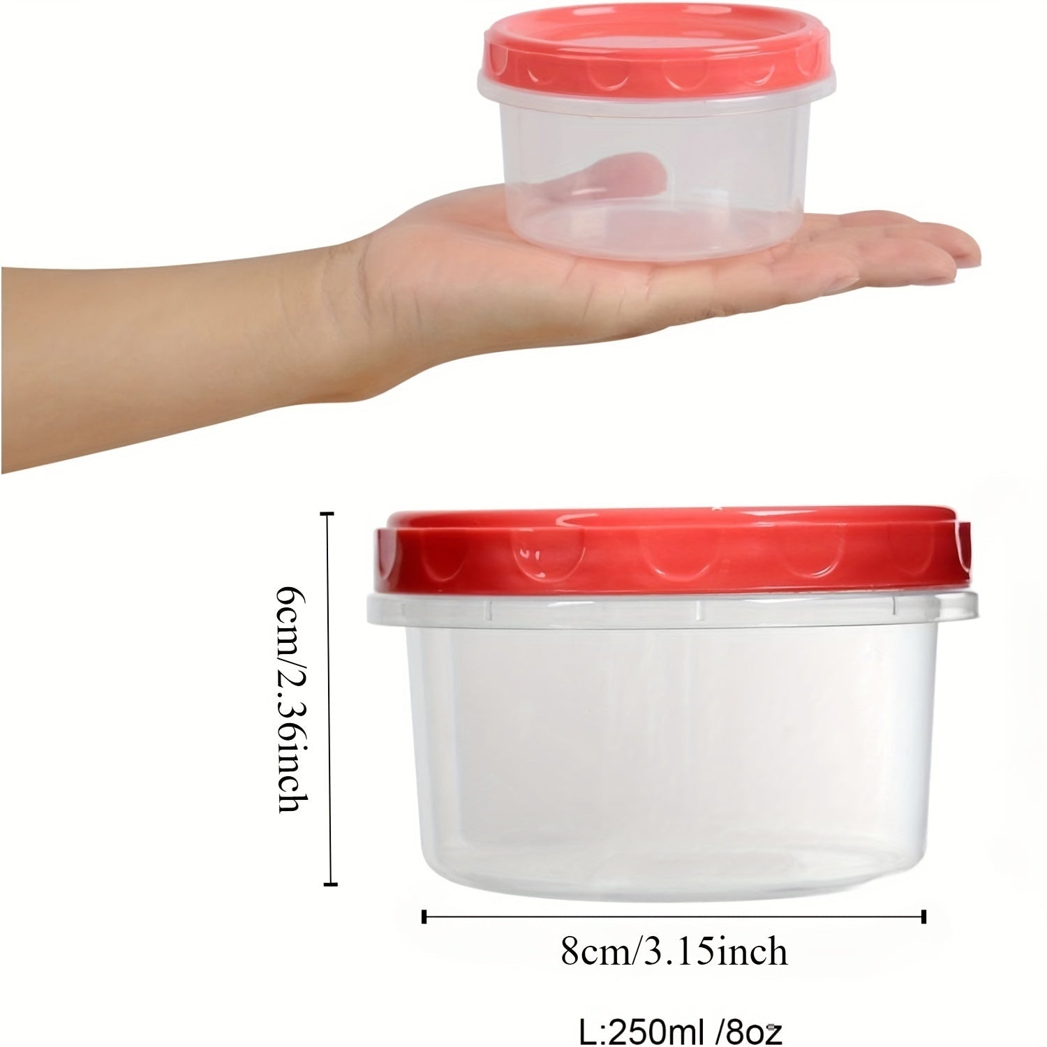 Ensemble de 12 contenants hermétiques 250ml - Réutilisables avec couvercles - Cuisine Chez Nadine