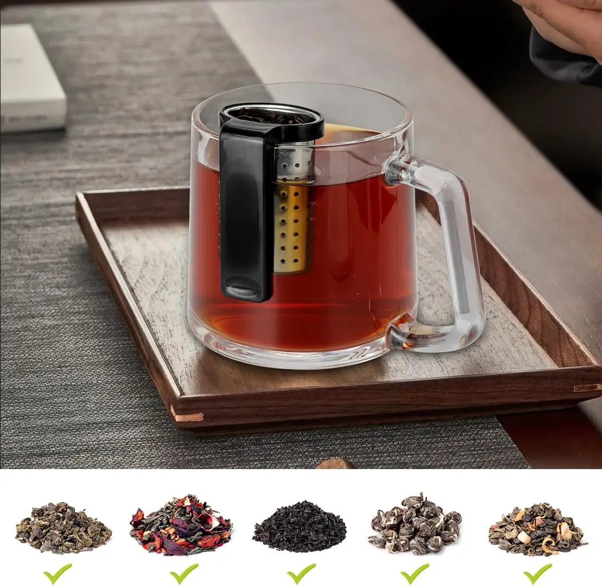 Ensemble de 2 Infuseurs à Thé Passoires pour Thé en Vrac Diffuseurs - Cuisine Chez Nadine