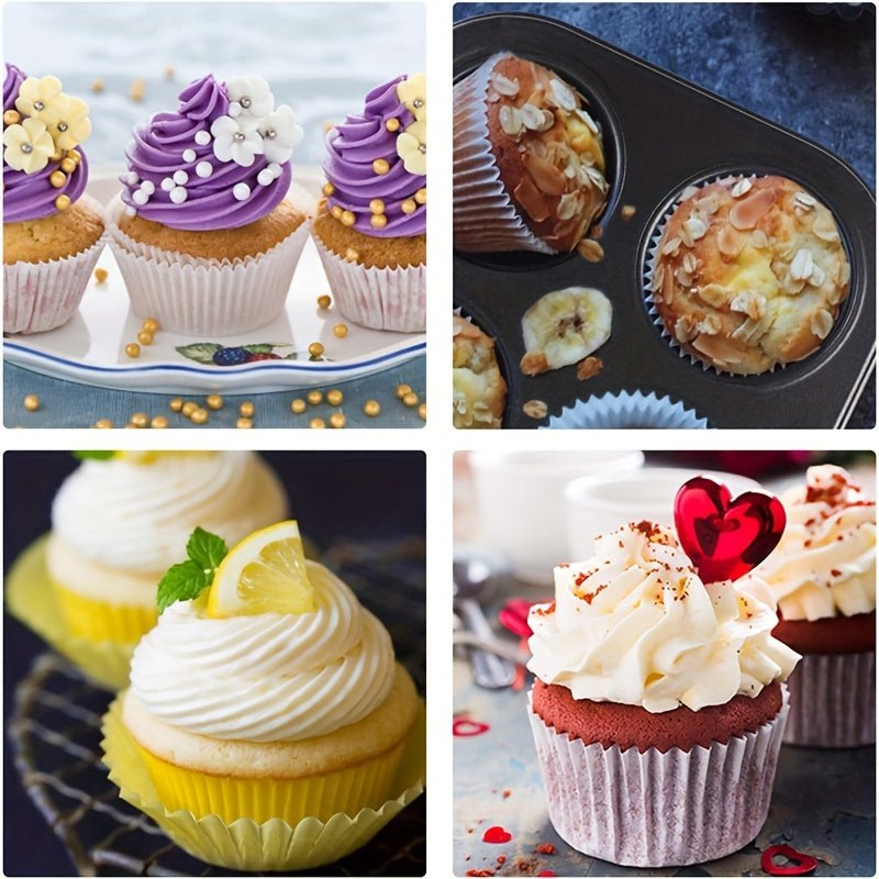 Ensemble de 2 moules à muffins antiadhésifs 10,4" x 7" - Acier au carbone pour cupcakes et puddings - Cuisine Chez Nadine