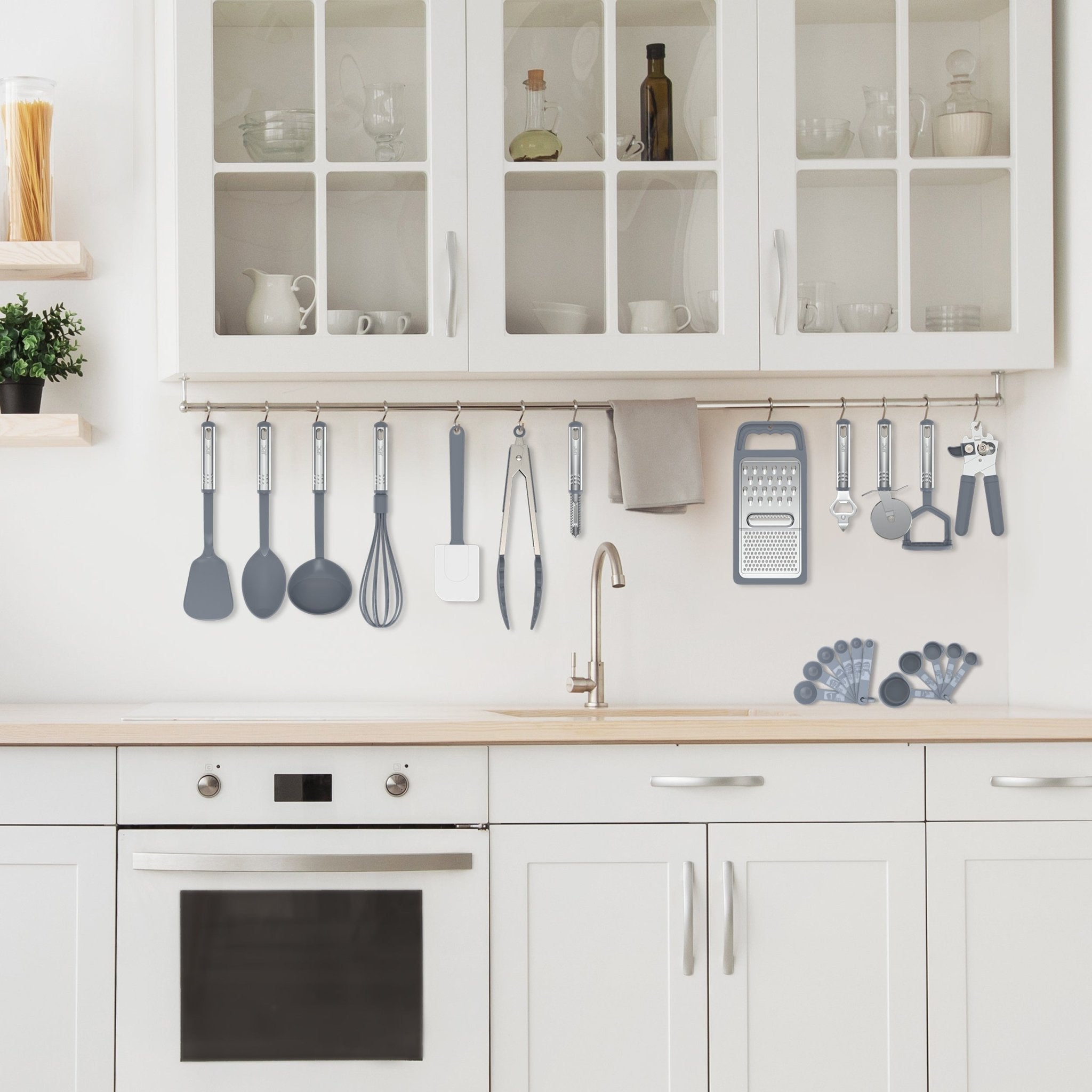 Ensemble de 23 Ustensiles de Cuisine Lux Decor Collection - Cuisine Chez Nadine