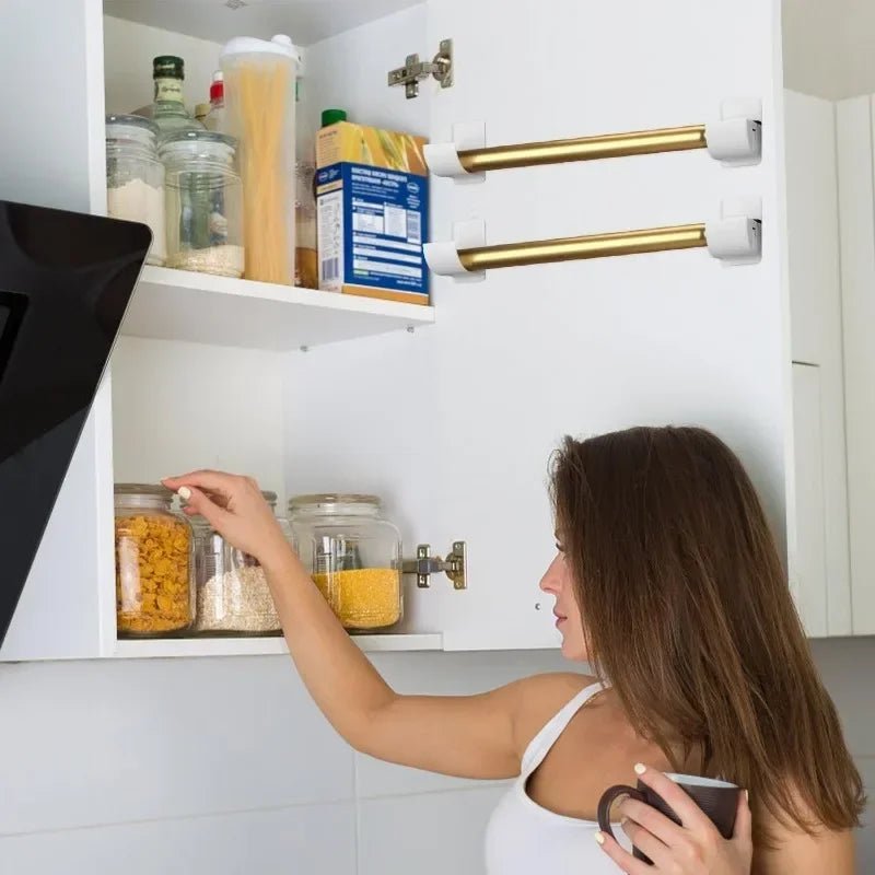 Ensemble de 4 Distributeurs Porte - Sacs Poubelle Muraux - Organisateur Rangement Sacs Plastique Cuisine - Cuisine Chez Nadine