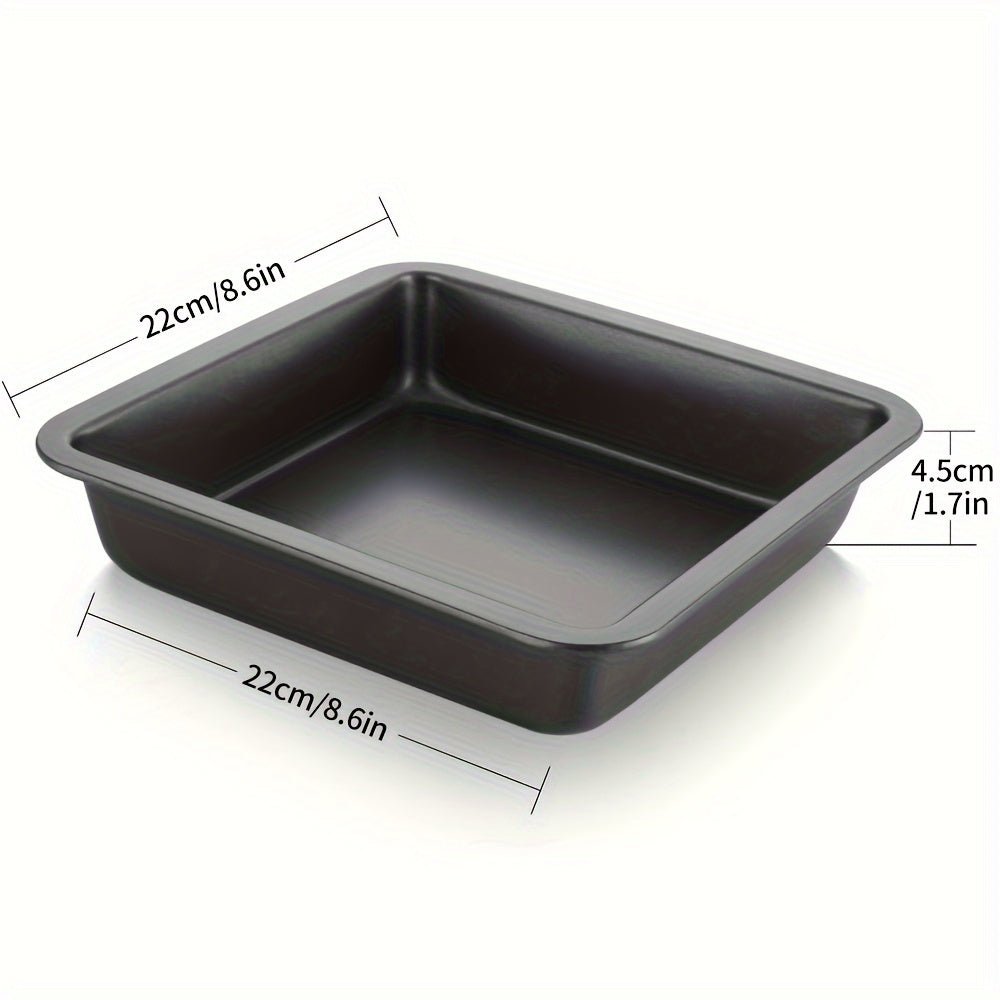 Ensemble de 5 plaques de cuisson carrées antiadhésives - Acier au carbone pour gâteaux, biscuits et pâtisseries - Cuisine Chez Nadine