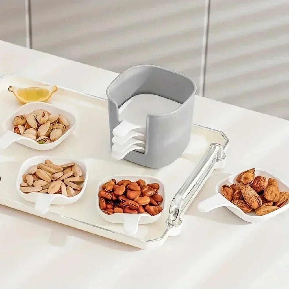 Ensemble de 7 coupelles à sauce - Set de coupelles pour condiments, assaisonnements et collations - Cuisine Chez Nadine