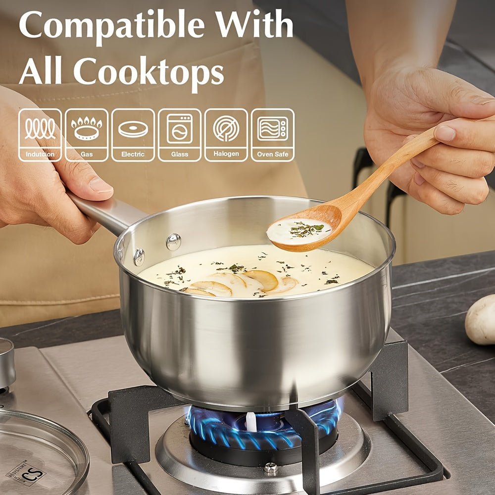 Ensemble de batterie de cuisine CS KOCH SYSTEME 10 pièces - Acier inoxydable 304 compatible induction - Cuisine Chez Nadine