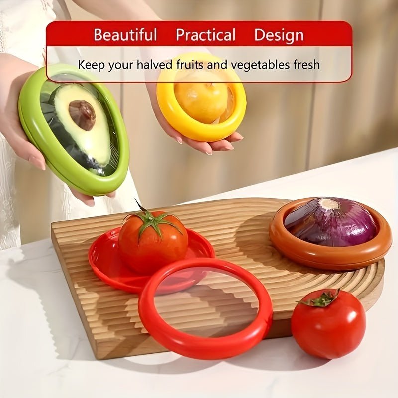 Ensemble de boîtes de conservation hermétiques empilables 1/4 pièces - Pour organisation du frigo et préservation des aliments - Cuisine Chez Nadine