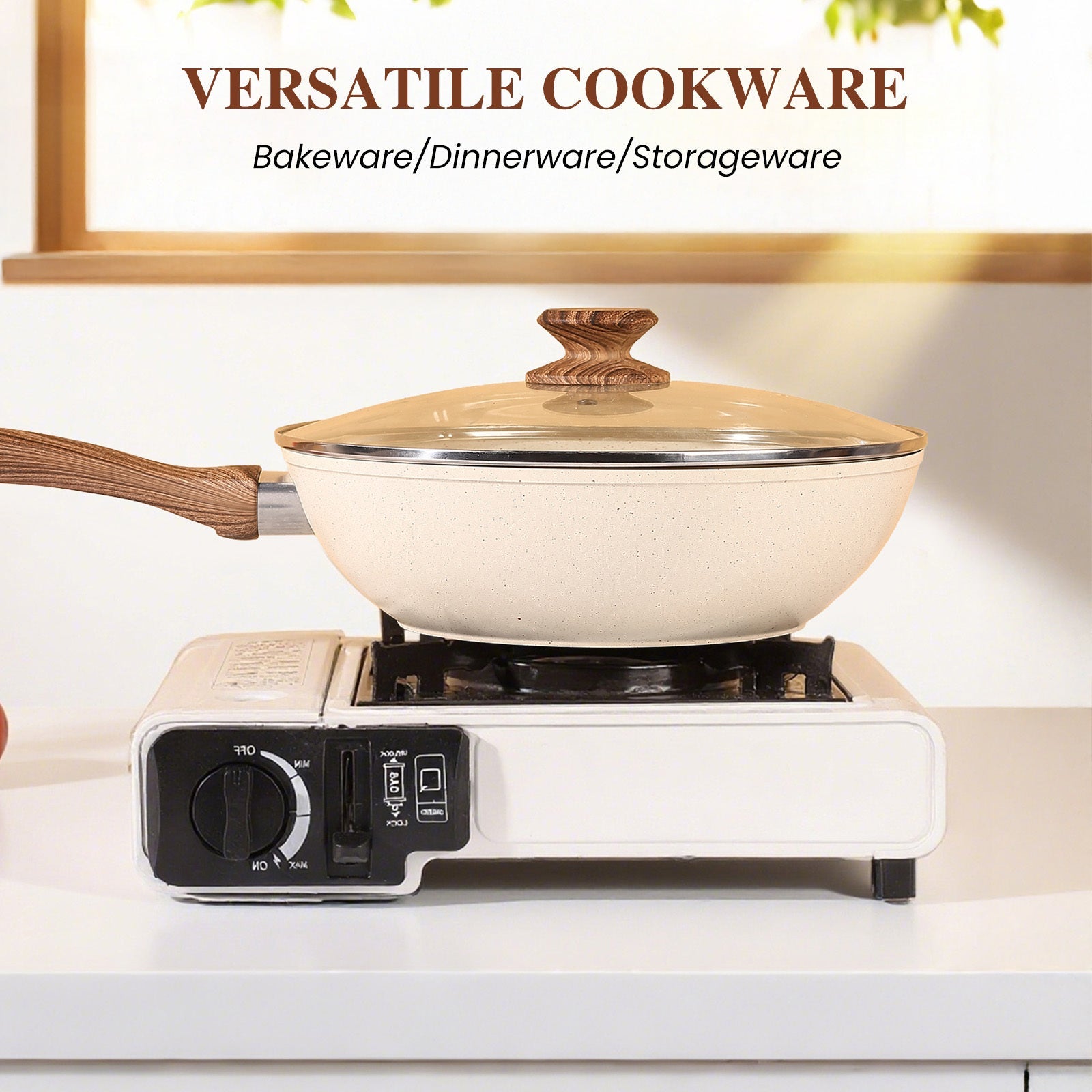 Ensemble de casseroles et poêles antiadhésives 12 ou 17 pièces - Poignées froides - Cuisine Chez Nadine