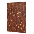 Ensemble de planches à découper en bois d'acacia - Grain de bout pour viande et légumes - Planche de boucher pour usage cuisine - Cuisine Chez Nadine