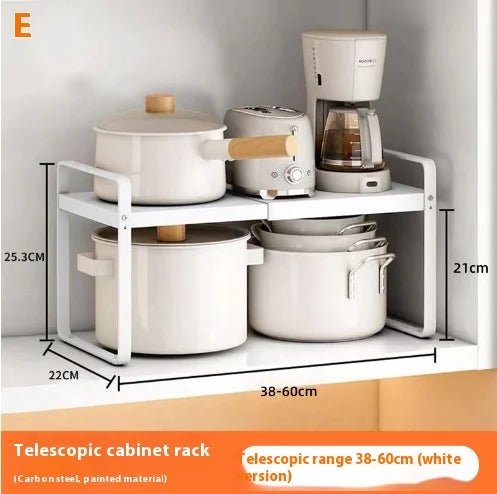 Étagère de Comptoir Rétractable – Rangement Cuisine Élégant en Métal - Cuisine Chez Nadine