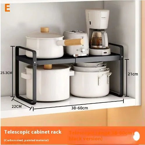 Étagère de Comptoir Rétractable – Rangement Cuisine Élégant en Métal - Cuisine Chez Nadine