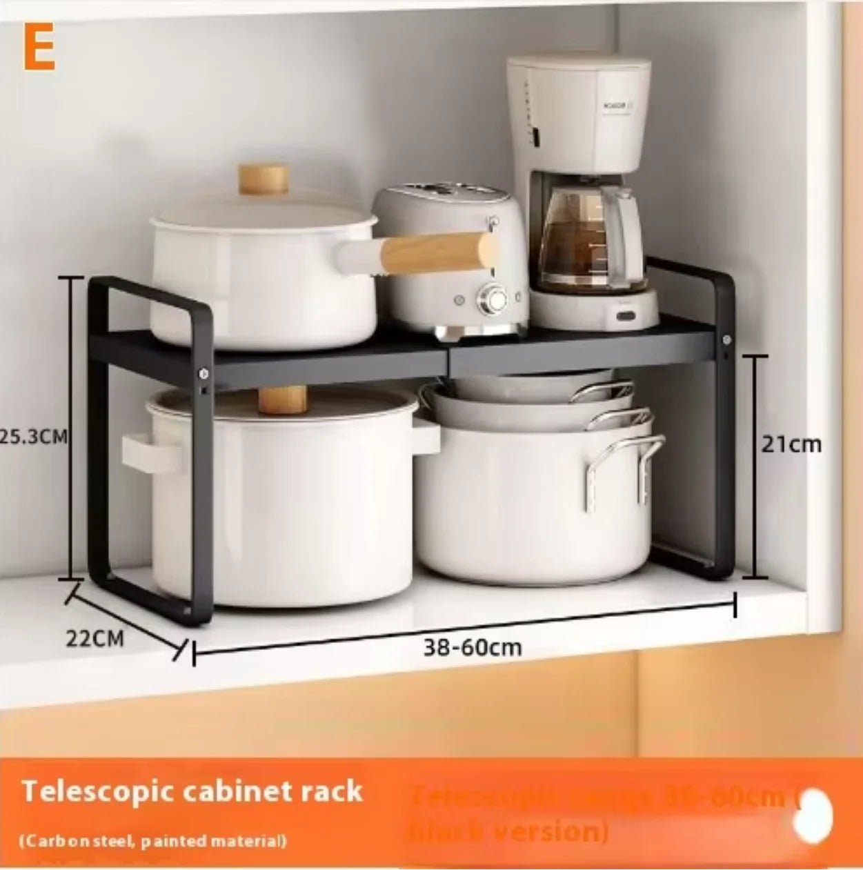 Étagère de Comptoir Rétractable – Rangement Cuisine Élégant en Métal - Cuisine Chez Nadine