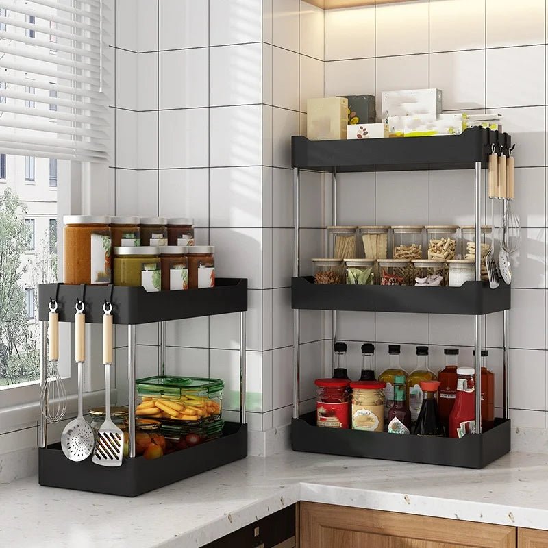 Étagère de Rangement pour Épices Multi - Niveaux - Organisateur Multifonctionnel d'Angle pour Comptoir - Cuisine Chez Nadine