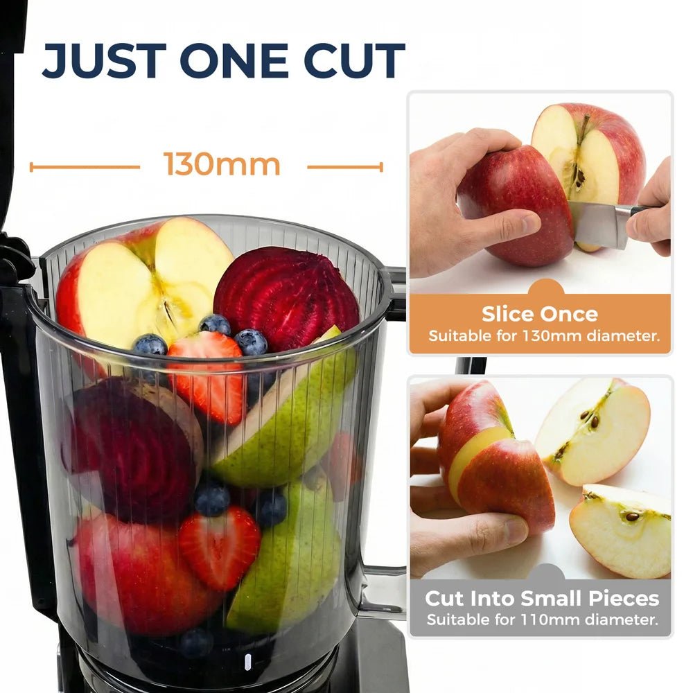 Extracteur de jus lent sans filtre 680W ROUNY - Presse - agrumes à froid facile à nettoyer - Fonction inverse - Montage rapide - 1,8L - Cuisine Chez Nadine