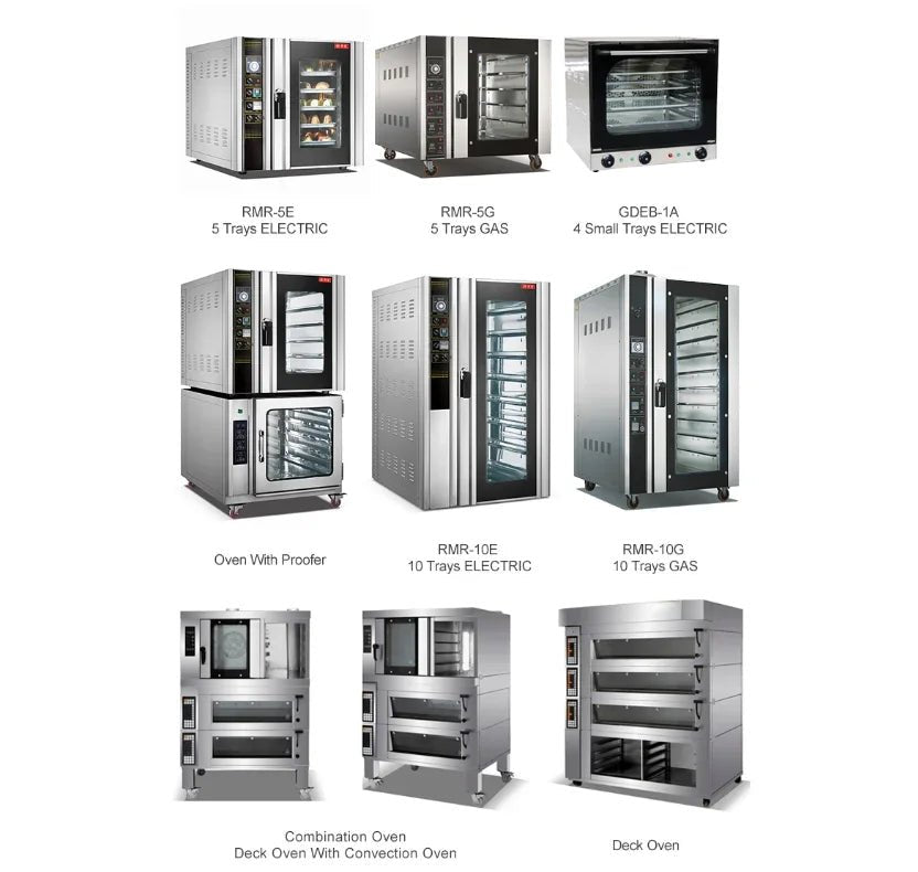 Four Convection Commercial Électrique 5 - 10 Plateaux Boulangerie Pâtisserie Pizza Acier Inoxydable Professionnel Industriel - Cuisine Chez Nadine