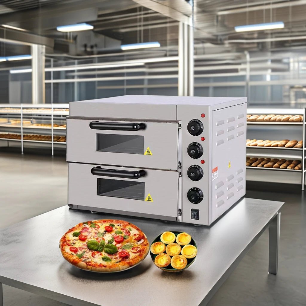 Four Électrique à Un Étage pour Boulangerie avec Pierre - Équipement de Cuisson Automatique pour Gâteaux, Pain et Pizza - Cuisine Chez Nadine