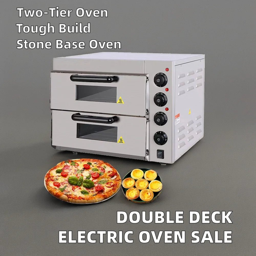 Four Électrique à Un Étage pour Boulangerie avec Pierre - Équipement de Cuisson Automatique pour Gâteaux, Pain et Pizza - Cuisine Chez Nadine