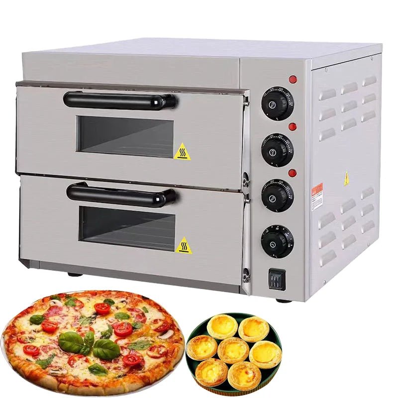 Four Électrique à Un Étage pour Boulangerie avec Pierre - Équipement de Cuisson Automatique pour Gâteaux, Pain et Pizza - Cuisine Chez Nadine