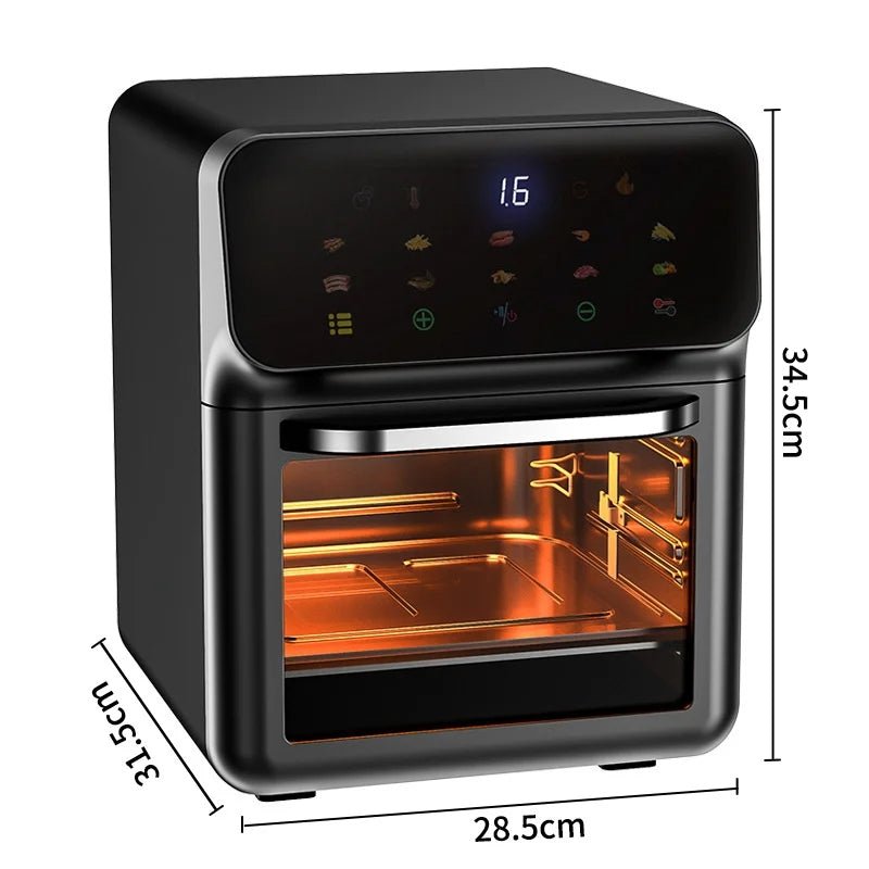 Friteuse à air 10L en acier inoxydable avec 18 modes de cuisson - Cuisine Chez Nadine