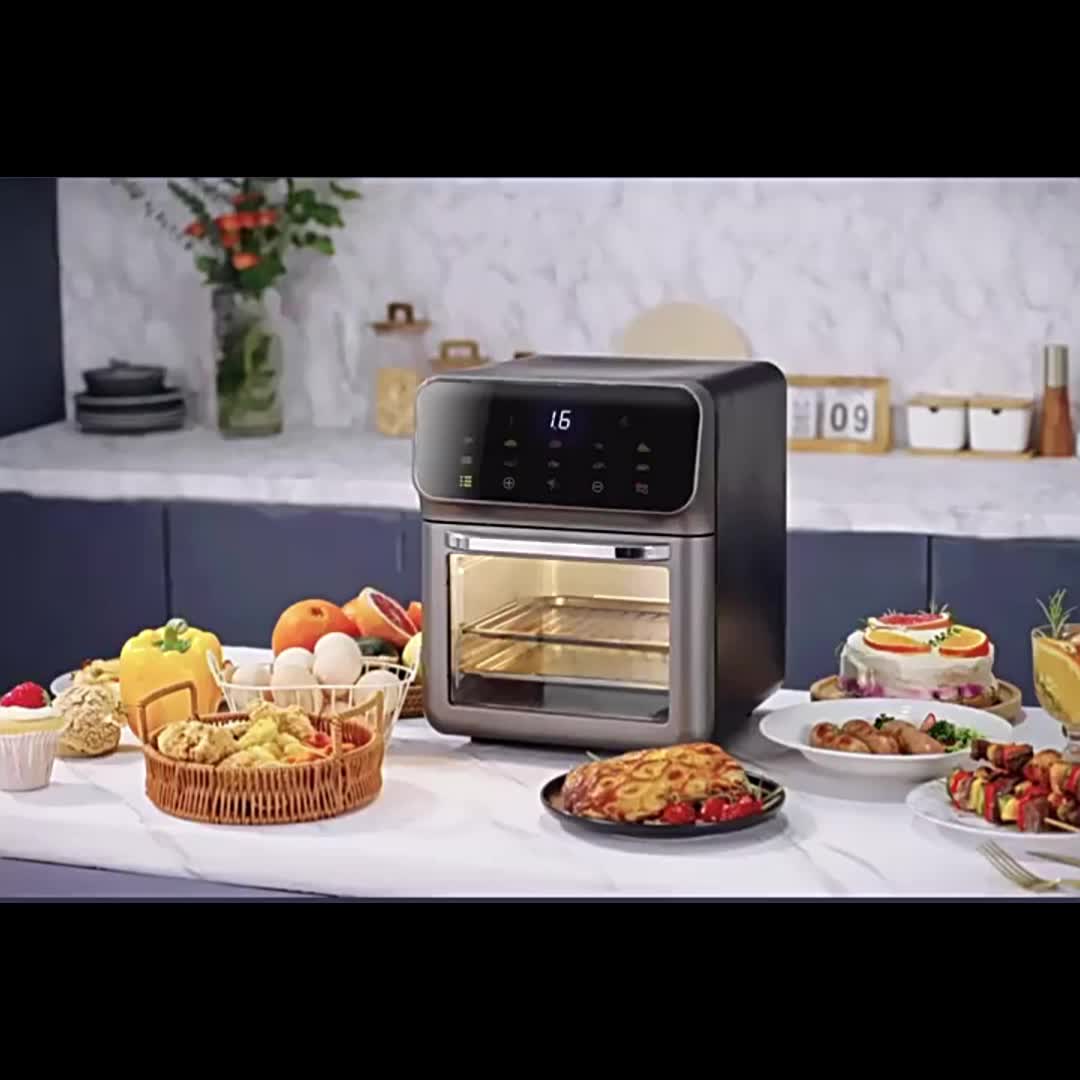 Friteuse à air 10L en acier inoxydable avec 18 modes de cuisson - Cuisine Chez Nadine