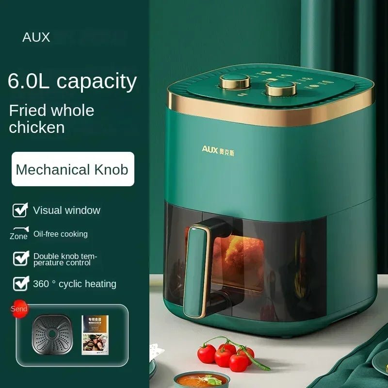 Friteuse à Air et Four Combo AUX 220V - Multifonction Automatique sans Huile, Facile à Nettoyer 3L - 8L - Cuisine Chez Nadine