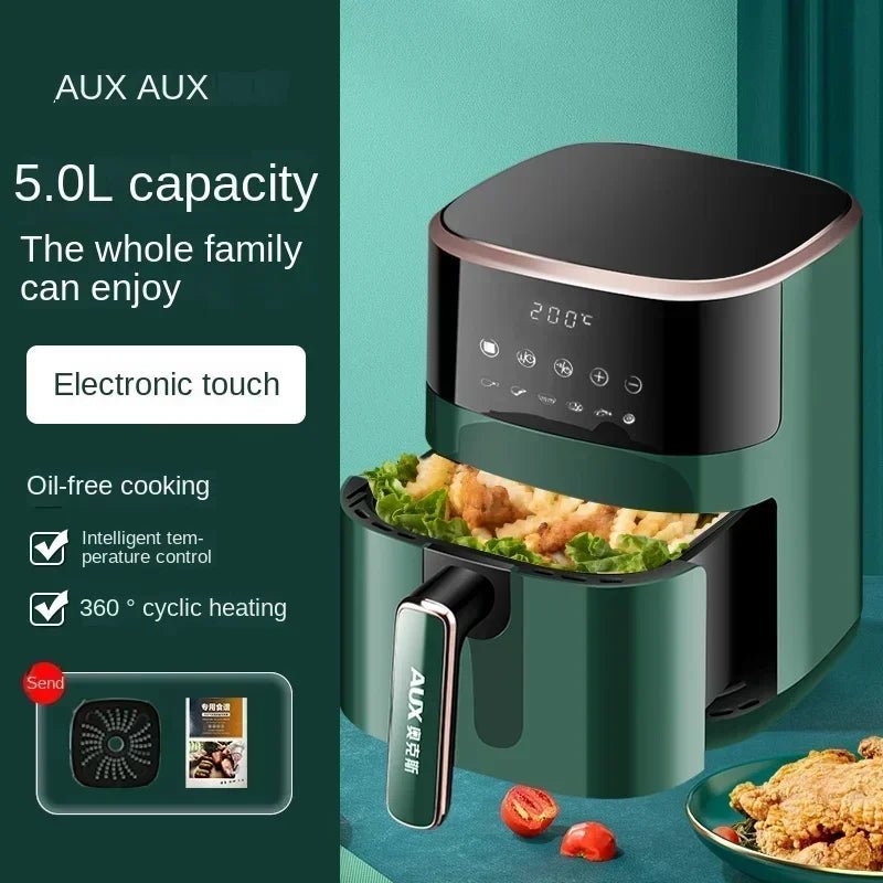 Friteuse à Air et Four Combo AUX 220V - Multifonction Automatique sans Huile, Facile à Nettoyer 3L - 8L - Cuisine Chez Nadine