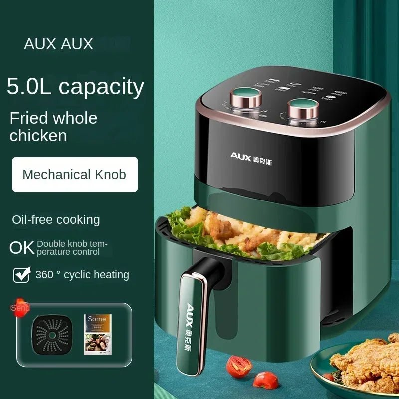 Friteuse à Air et Four Combo AUX 220V - Multifonction Automatique sans Huile, Facile à Nettoyer 3L - 8L - Cuisine Chez Nadine