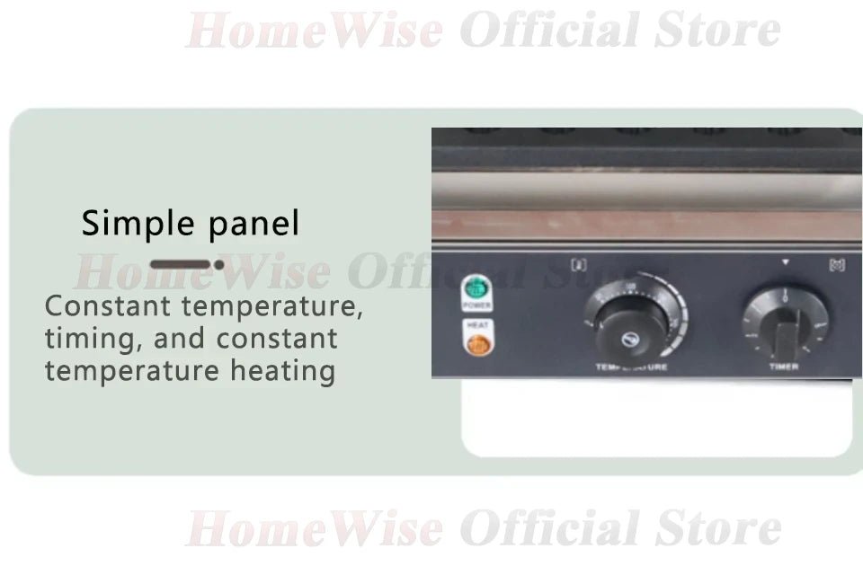 Gaufrier Électrique 1550W en Forme de Noix et Châtaigne - Appareil à Gaufres Croustillantes avec Thermostat Ajustable - Cuisine Chez Nadine